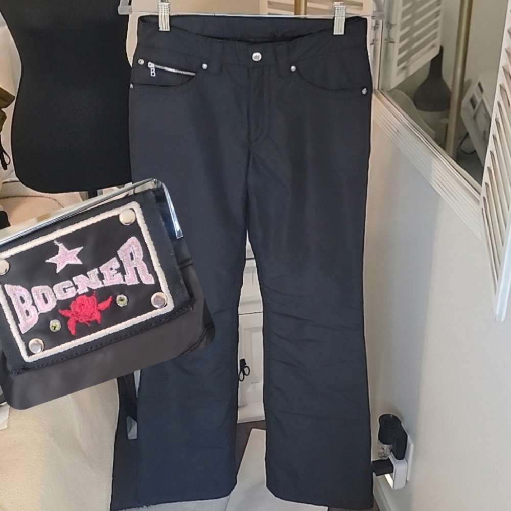 Bogner Black Flare Women's Pants